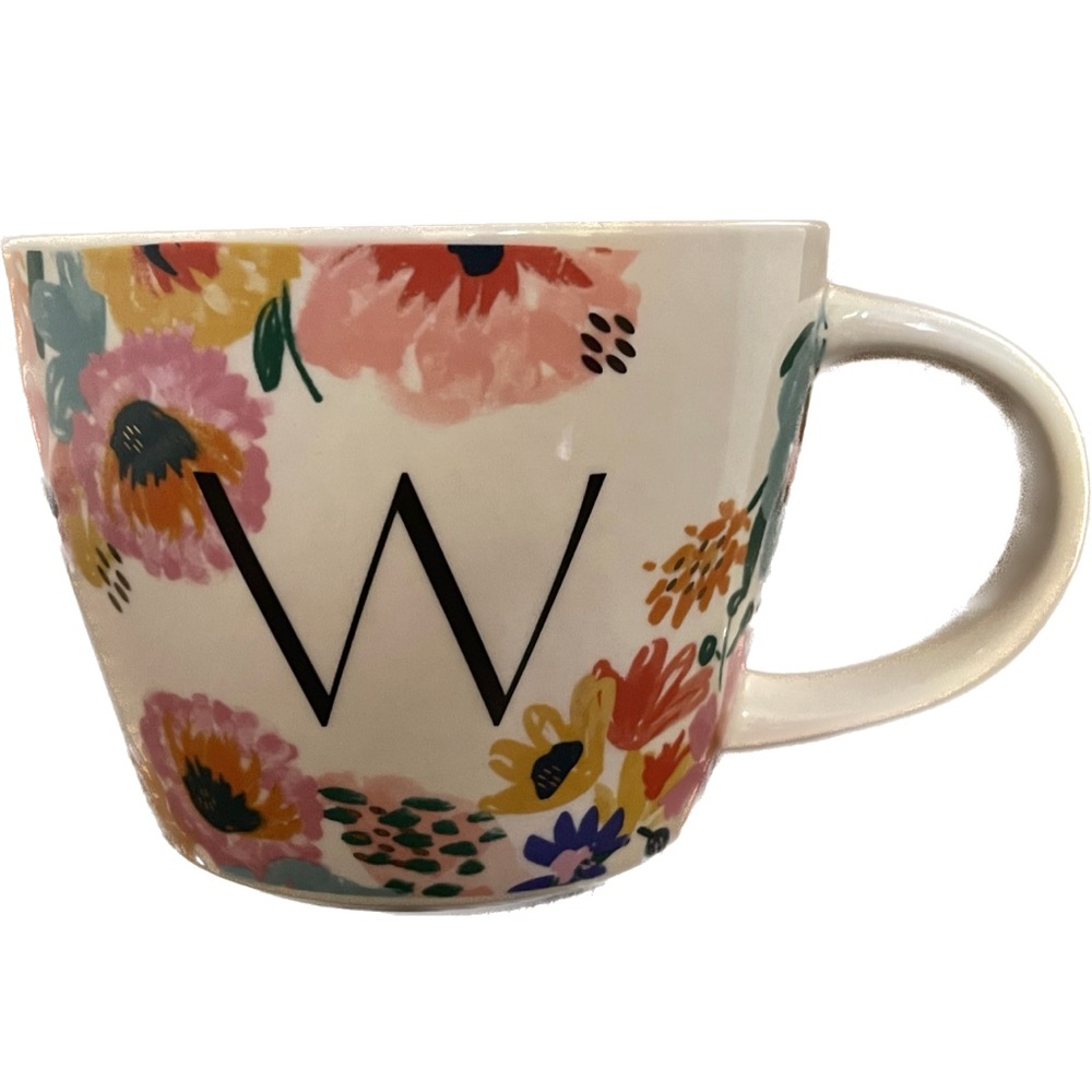 Opalhouse Initial “W” Stoneware Mug 16oz